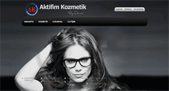 Desktop Screenshot of aktifimkozmetik.com