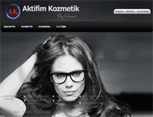 Tablet Screenshot of aktifimkozmetik.com